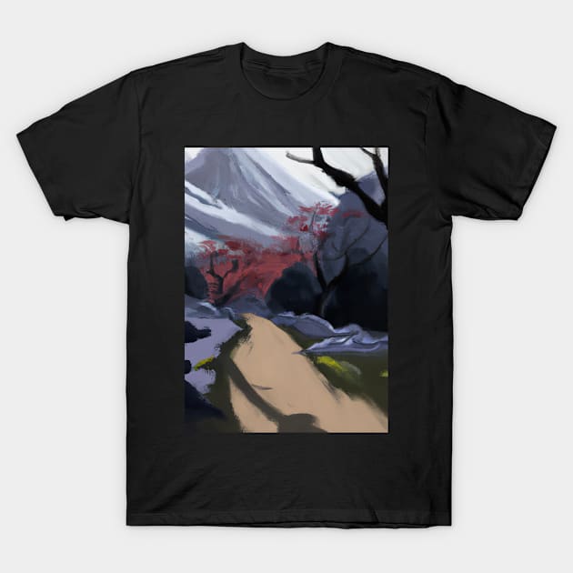 Path to a mountain T-Shirt by maxcode